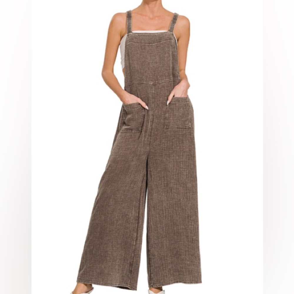 💥 “Sunday Overalls” | Mocha - Picture 2 of 2